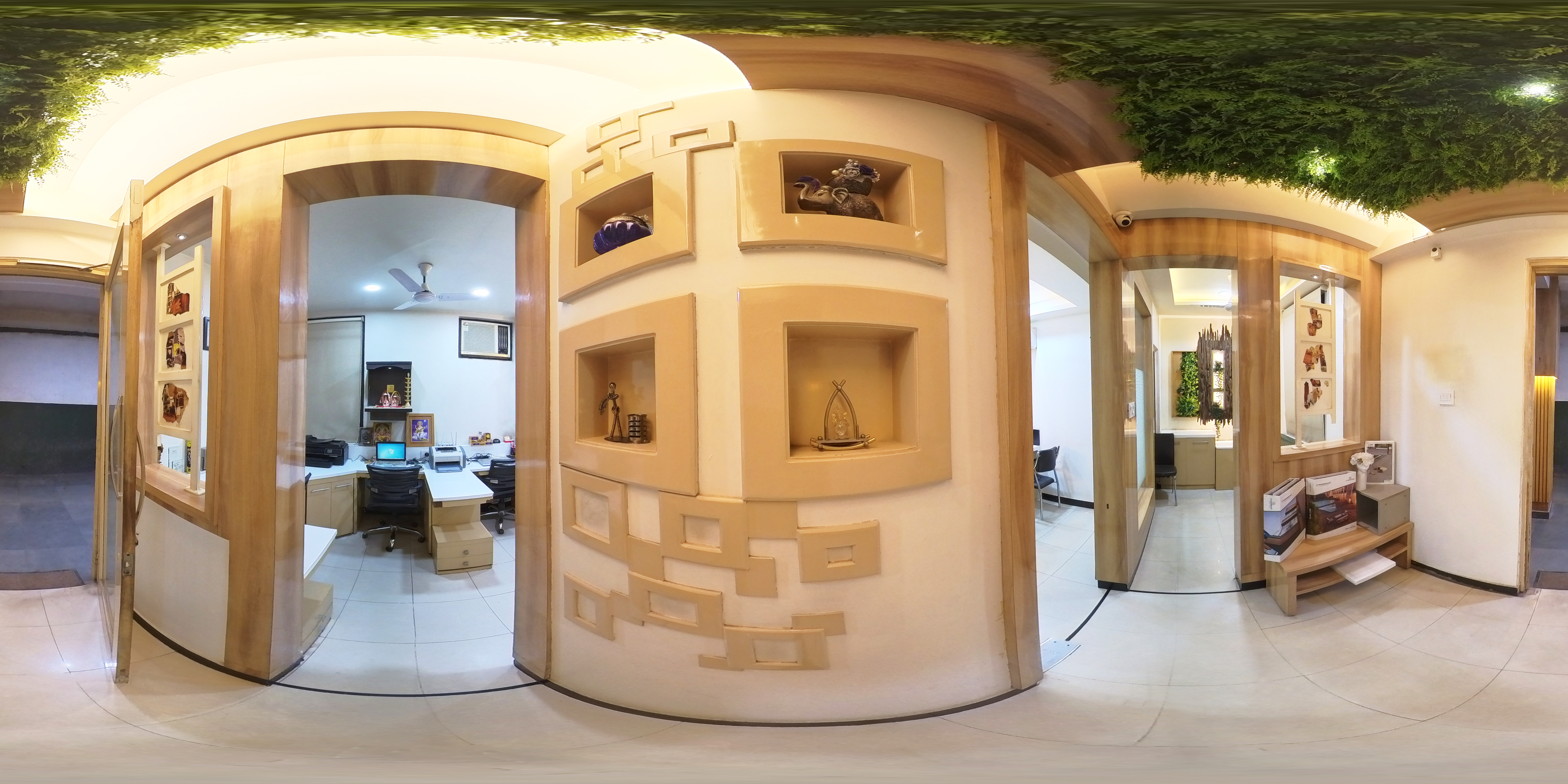 Real estate 360 virtual tour living room
